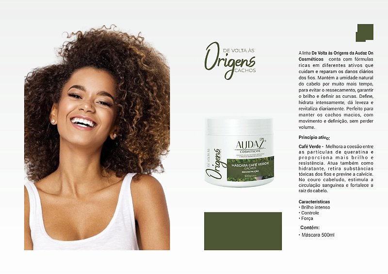 Máscara Origens Café Verde 500g