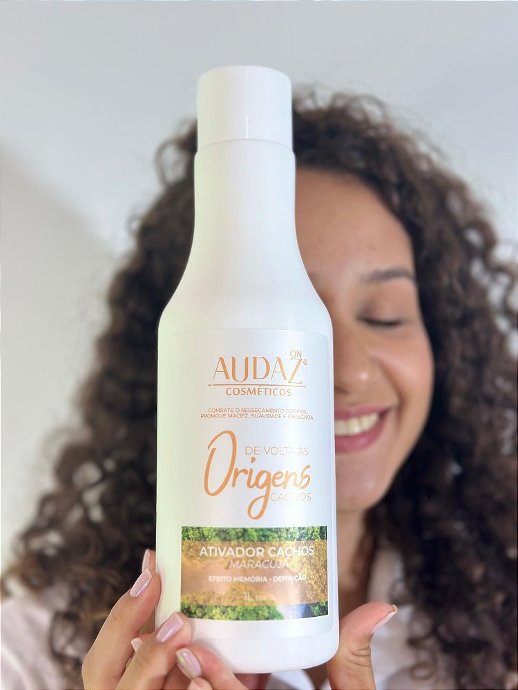 Kit Origens Maracujá Gelatina 500ml + Máscara 500g e Ativador 1 Litro.