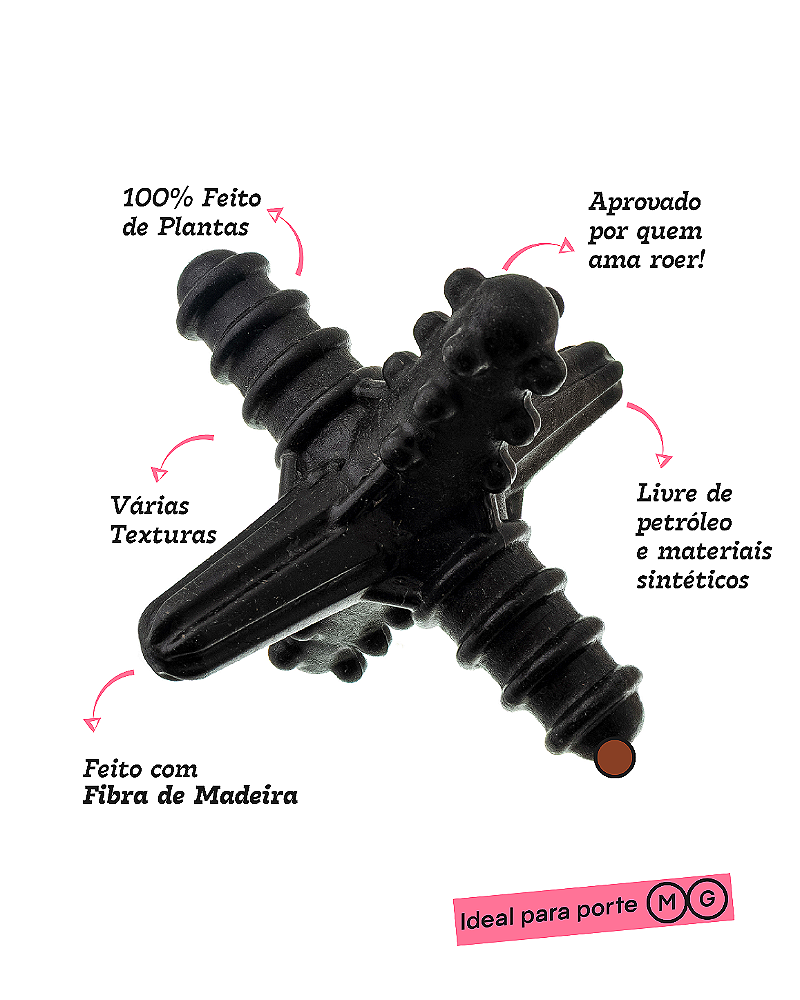 ASTERISCO GRANDE MADEIRA - MORDIDA EXTRA FORTE