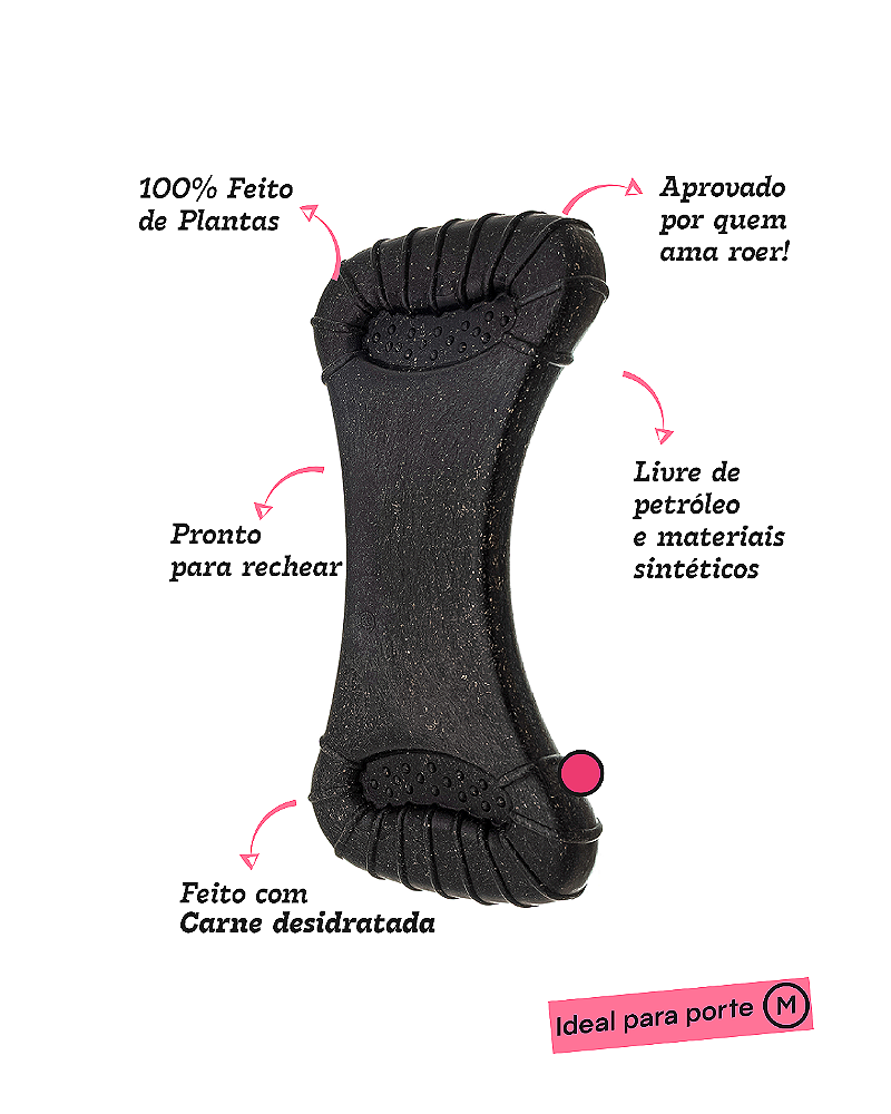 OSSÃO 2.0 RECHEAVEL CARNE - MORDIDA EXTRA FORTE