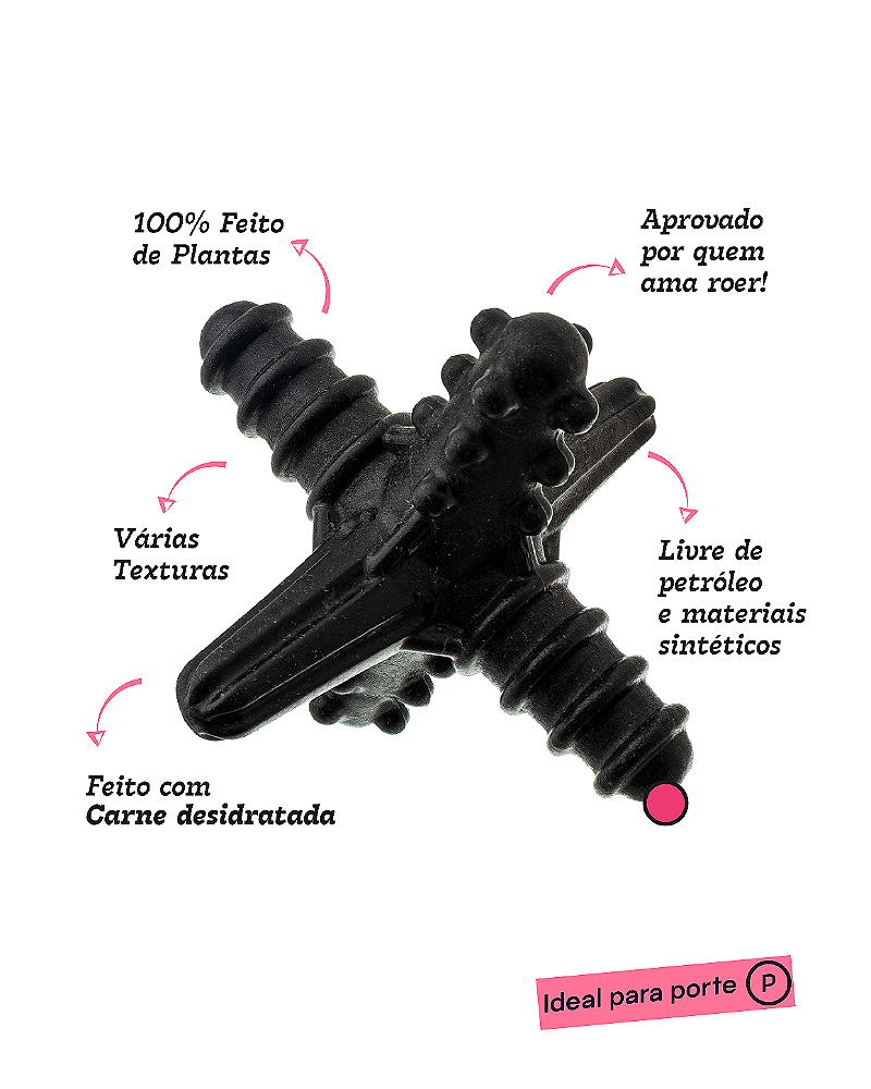 ASTERISCO PEQUENO CARNE - MORDIDA EXTRA FORTE