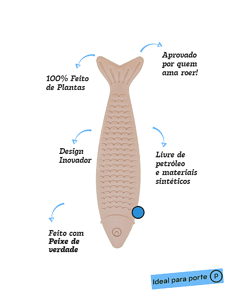 PEIXE PORTE PEQUENO - MORDIDA MODERADA