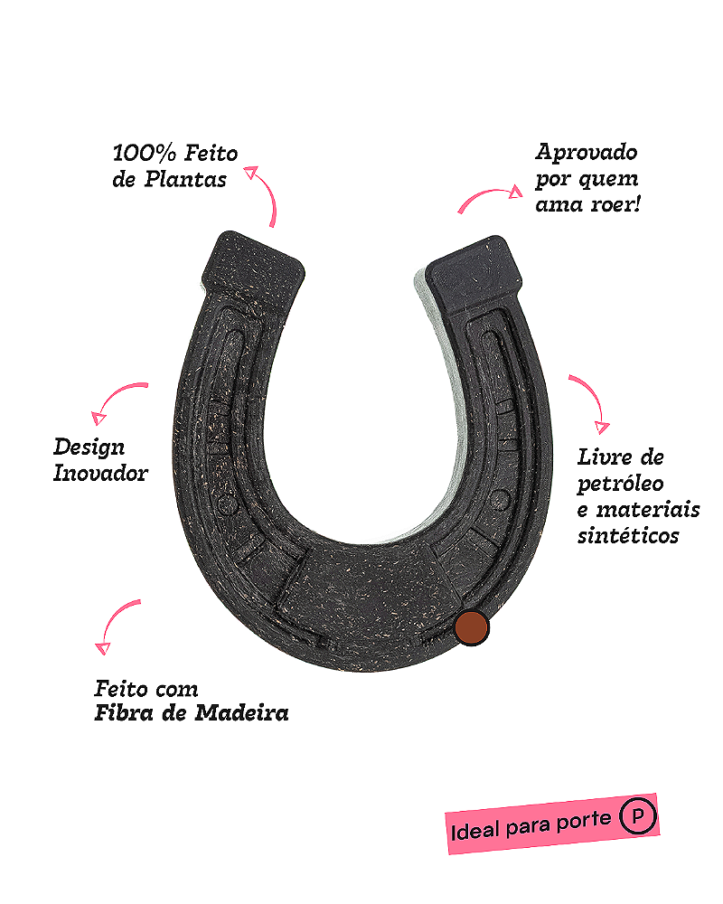 FERRADURA MADEIRA - MORDIDA EXTRA FORTE