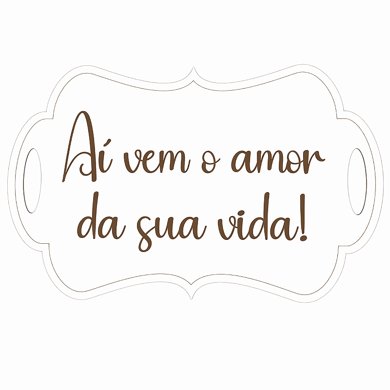 Placa Para Casamento Pajem Daminha Entrada Noiva E Noivo MDF Branco Luxo