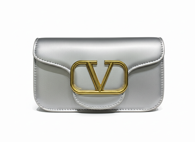 Valentino Garavani Bolsa de Ombro - Aro Dourado