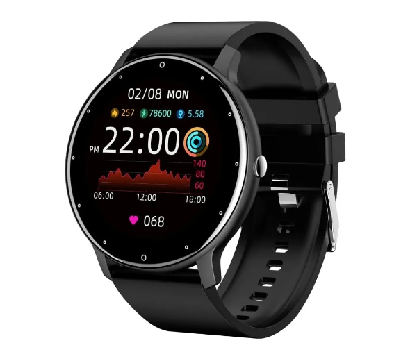 Relógio smartwatch Zwear ZW02 Monitor Cardíaco Bluetooth USB prova d água relógio inteligente original