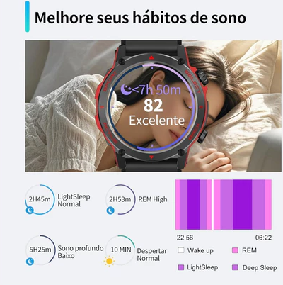 Smartwatch Peje Zw13 A Prova D'água Amoled