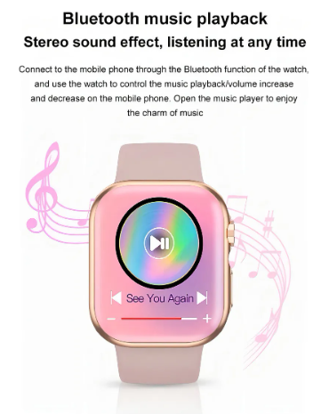 Relógio Smartwatch Prova d'Água mini - Série 10 2 Pulseiras
