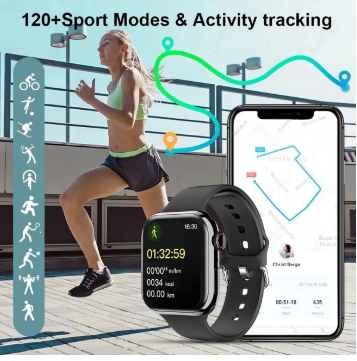Relógio Smartwatch Prova d'Água mini - Série 10 2 Pulseiras