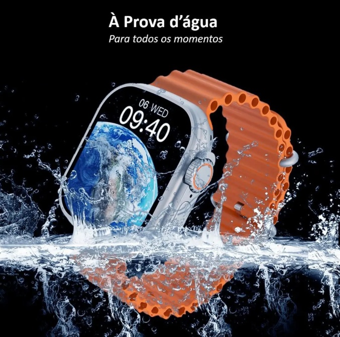 Smartwatch Microwear Ultra 10 49mm Prova D'agua 2025 +brinde