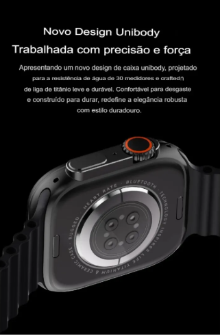 Smartwatch Relógio Inteligente Microwear Ultra 4 Plus 49mm ChatGPT, GPS, Assistente de voz Lançamento 2026
