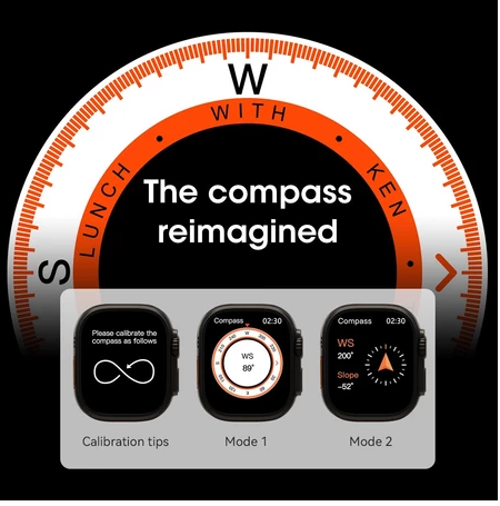 Microwear Smartwatch Relógio Inteligente Ultra 9 PLUS Para U9 Homens Esportes Mulheres Bluetooth Call series 9 Fitness IP68 49mm NFC GPS