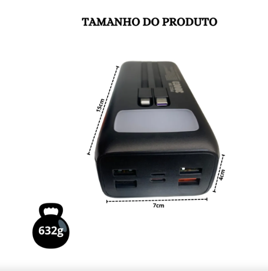 Carregador Portátil Power Bank 30.000mAh Peining Super Turbo 22.5W PD
