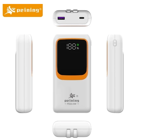 Peining WUP-940 Power Bank carregador portátil 20000mah Turbo 22.5W Saída USB-C - Carregamento Rápido