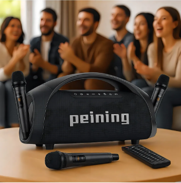 Caixa de Som Bluetooth Peining PEI-SP02 400W Boombox IPX6 Original