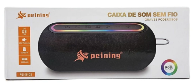 Caixa de Som Bluetooth - PEINING - PEI-S102 / 40W