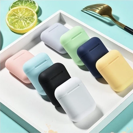 Fone De Ouvido Bluetooth Inpond12 5,3a Android Ios Colorido Preto Sem Fio Wireless TWS Airpods