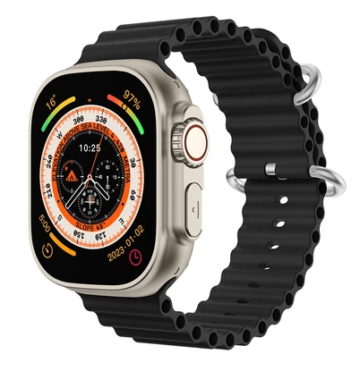 Smartwatch Hw Ultra2 Call Completo Câmera Wi-Fi Ia Chat-gpt Amoled 49mm Nfc 7 Pulseira Prateado Ou Preto Vários Desenhos Várias Cores