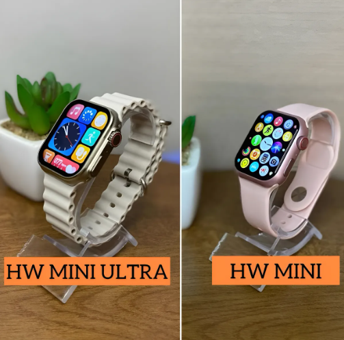 Relógio Smartwatch HW ULTRA MINI 2 Com 7 Pulseiras 41 mm Lançamento 2026 GPS Compatível Com IOS/ANDROID