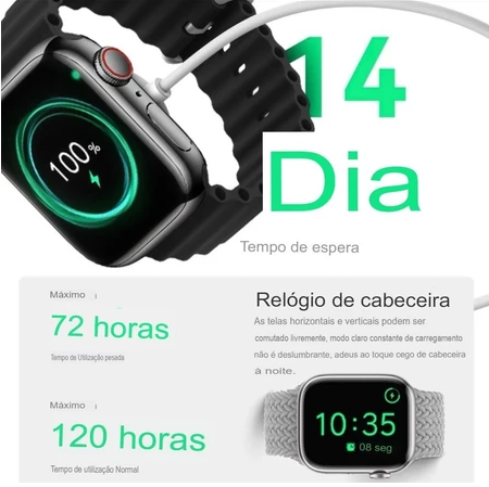 RELÓGIO SMARTWATCH HW9 Pro Max Relogio Inteligente - Tela Amoled 2.2 inch com 3 Pulseiras