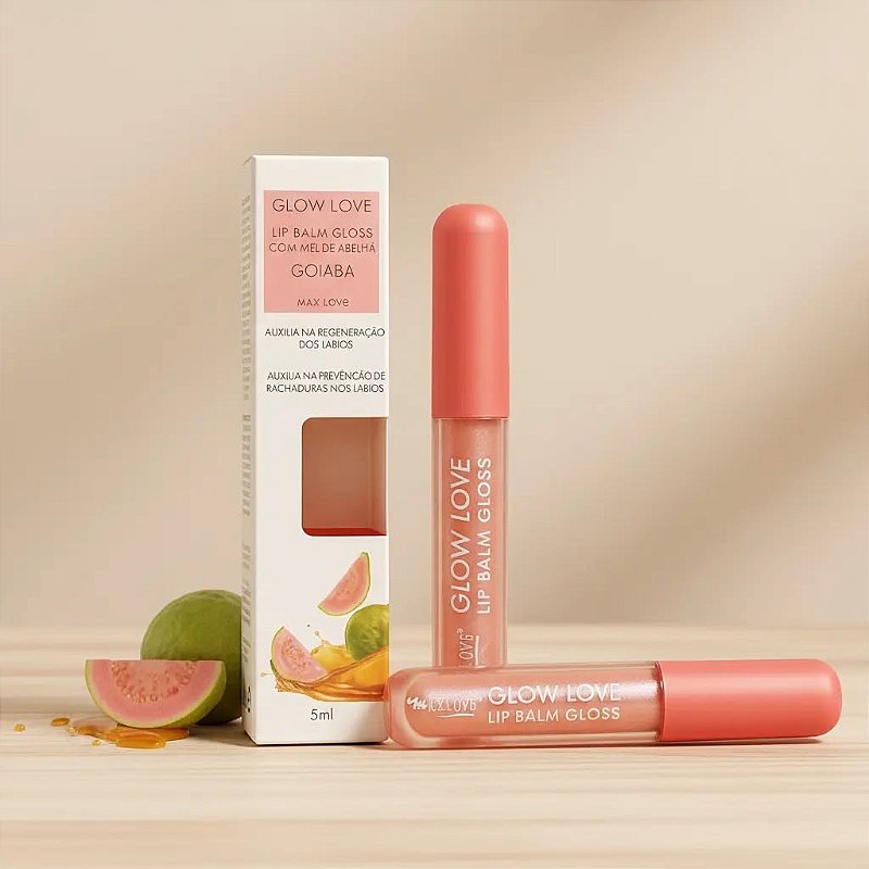 Lip Balm Gloss Mel de Abelha Goiaba