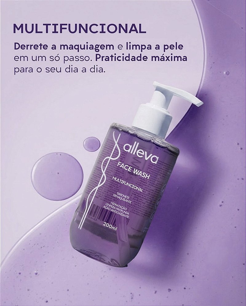 Sabonete Demaquilante Face Wash 200ml