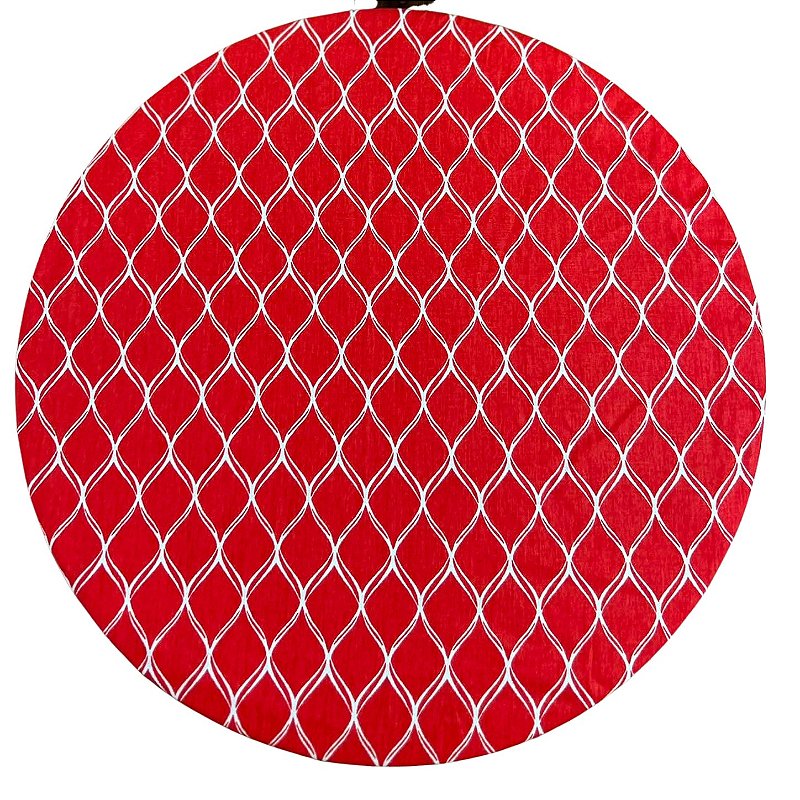Capa de Sousplat Arabesco Vermelho