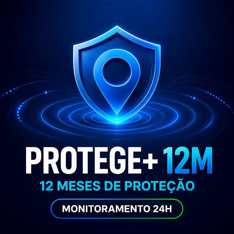 Plano Protege+ 12M Proteção e monitoramento por 12 meses para cada TAG Simples GPS ⚠️ Exclusivo para quem já possui uma TAG Simples GPS