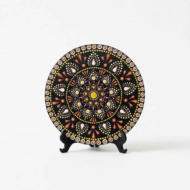 Mandala pontilhismo 15 cm