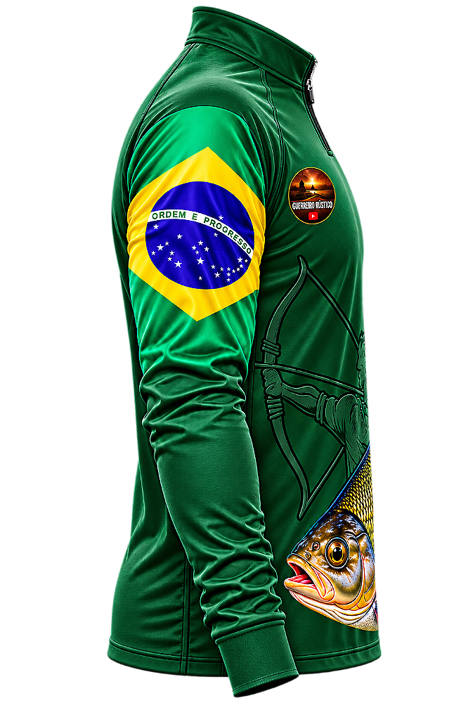 Camisa UV 50+ Guerreiro Rústico para Pesca