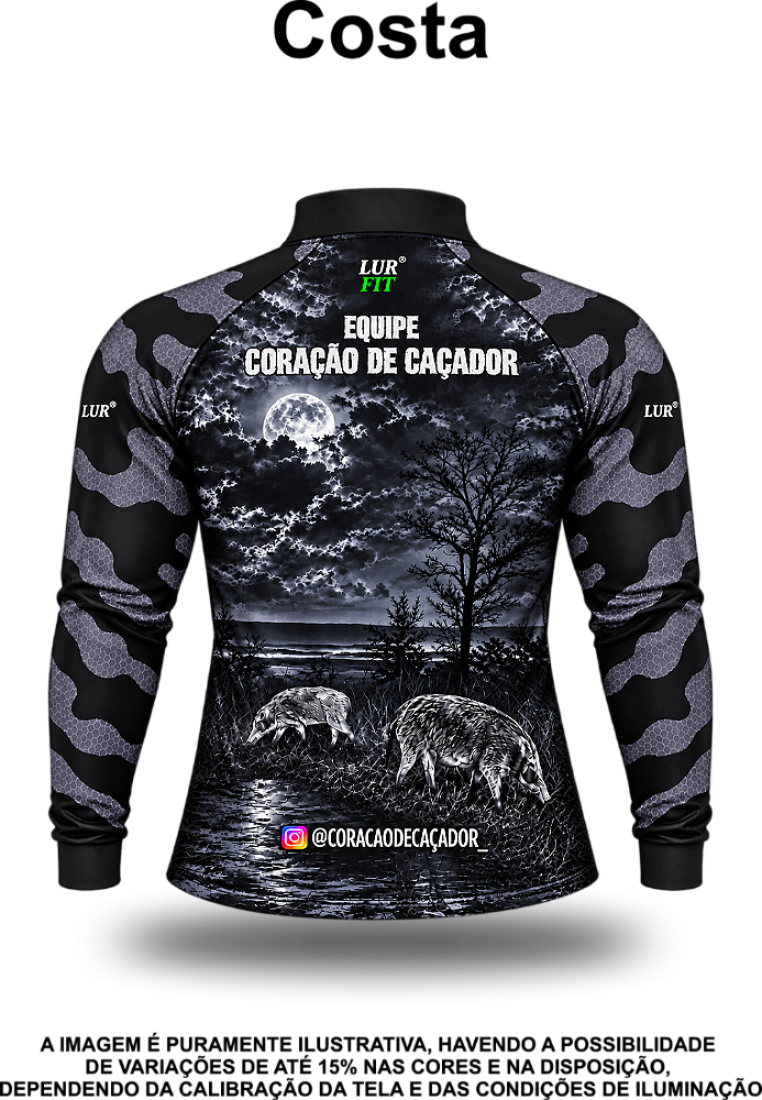 Camisa UV 50+ Coração de Caçador Termal