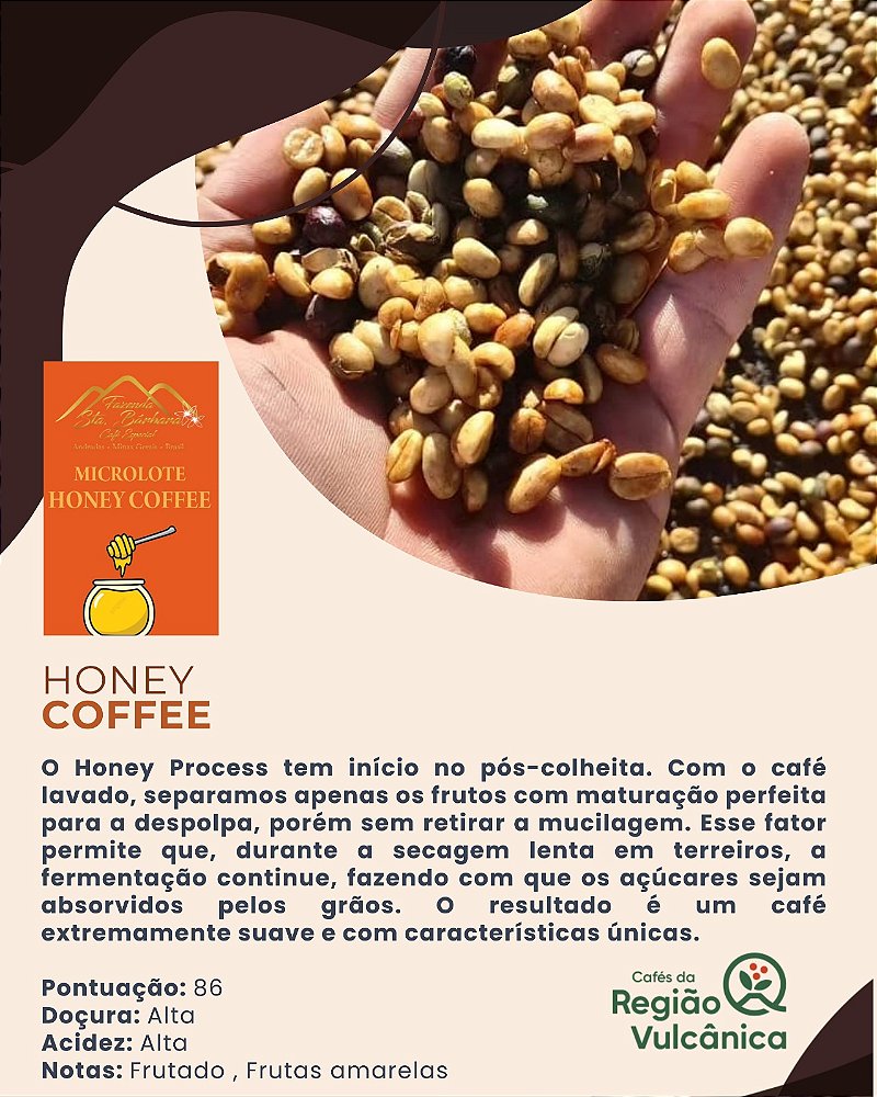 Café Especial Fazenda Sta Bárbara - Honey Coffee