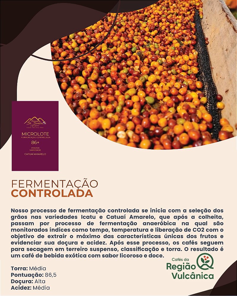 Café Especial Fazenda Sta Bárbara - Microlote Fermentação Controlada