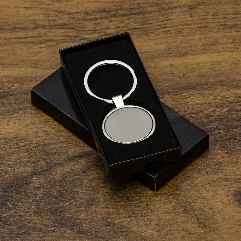 Kit Chaveiro metal redondo personalizado (50peças