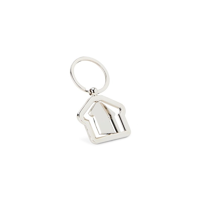 Kit Chaveiros Metal Giratório Casa personalizados (50)