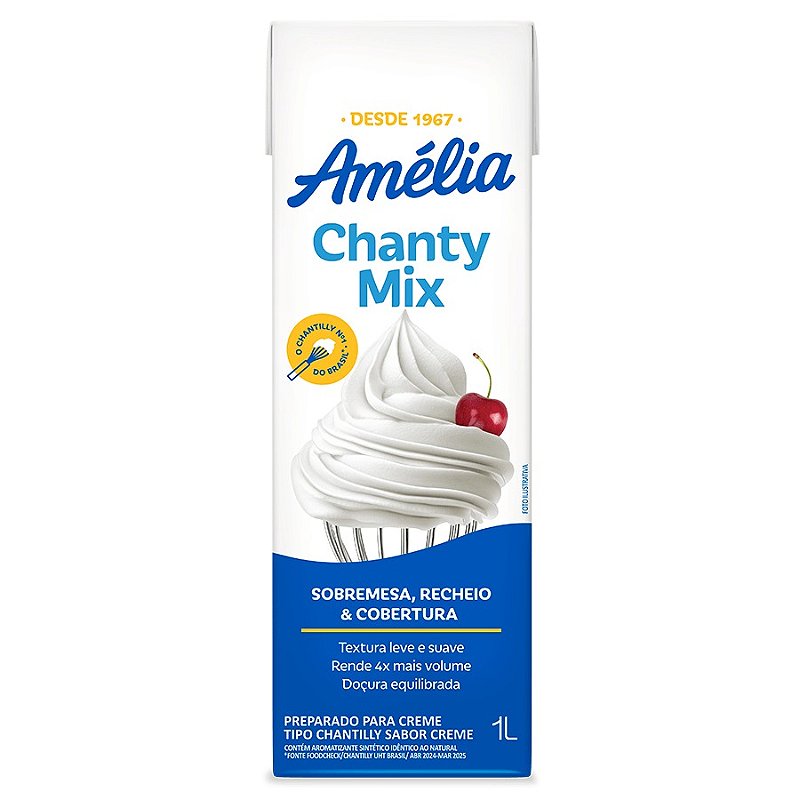 CHANTY MIX CREME AMELIA 1LT VIGOR