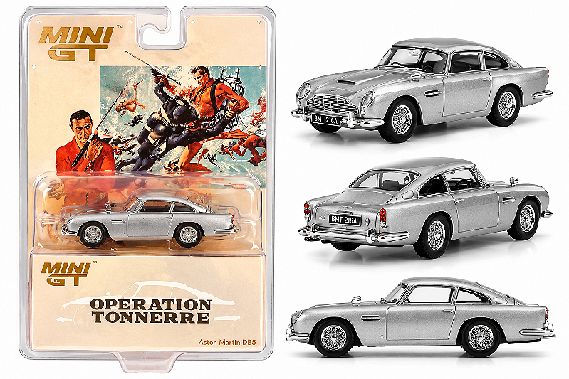 Mini GT - 007 Operation Tonerre Aston Martin Db5 Goldfinger #901