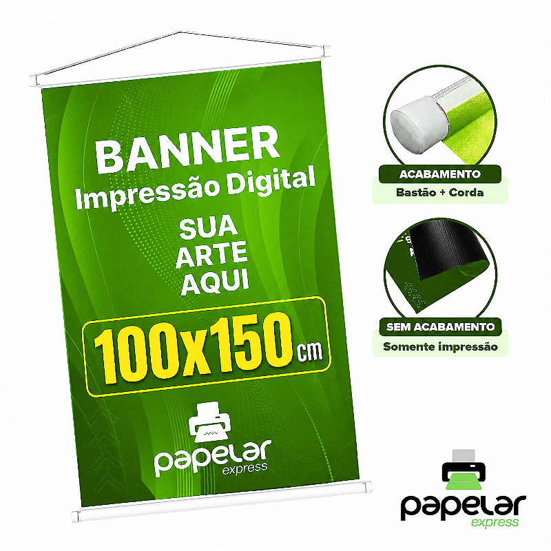 Banner Personalizado em Lona 280g com Ilhós