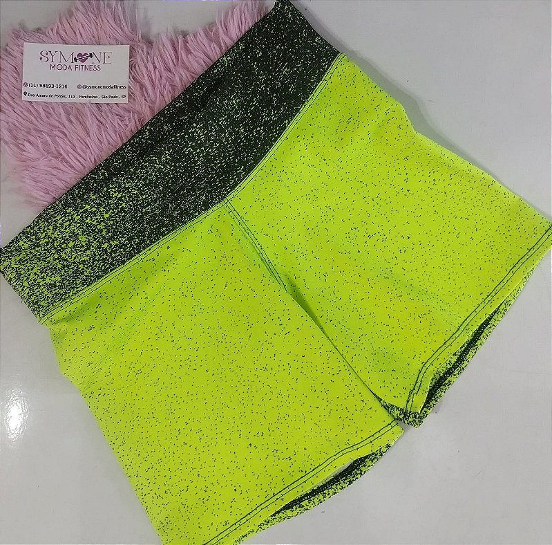 Short Suplex Estampado Feminino Fitness