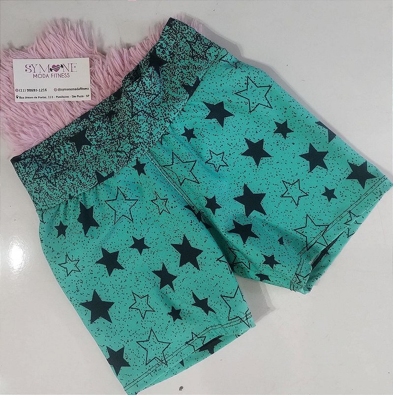 Short Suplex Estampado Feminino Fitness
