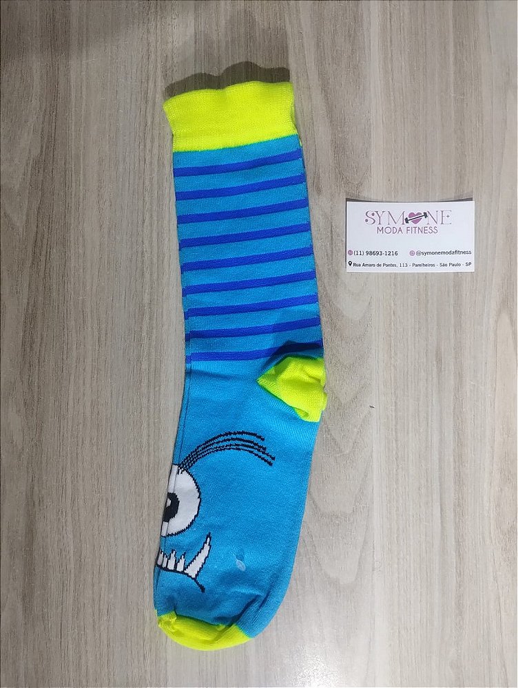 Meias Longas Estampadas Plankton