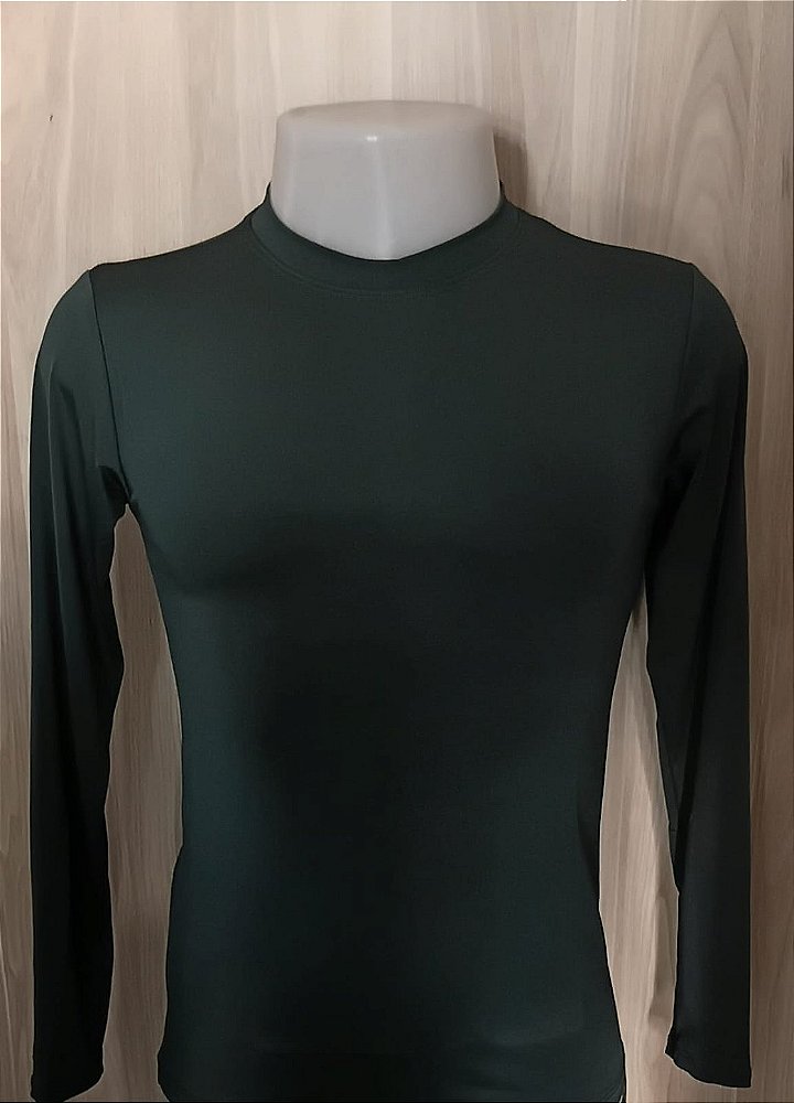 Blusa Térmica Unissex Proteção UV 50 Verde