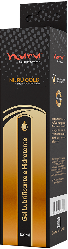 Nuru Gel Lubrificante e Hidratante 100 ml