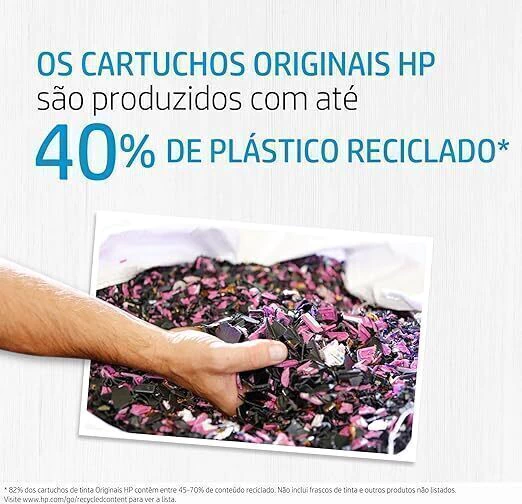 Cartucho de tinta HP 667 Preto Original