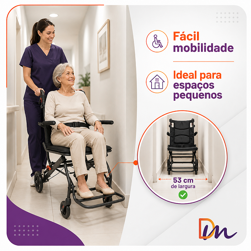 Cadeira De Transporte Transferência D90 - Dellamed