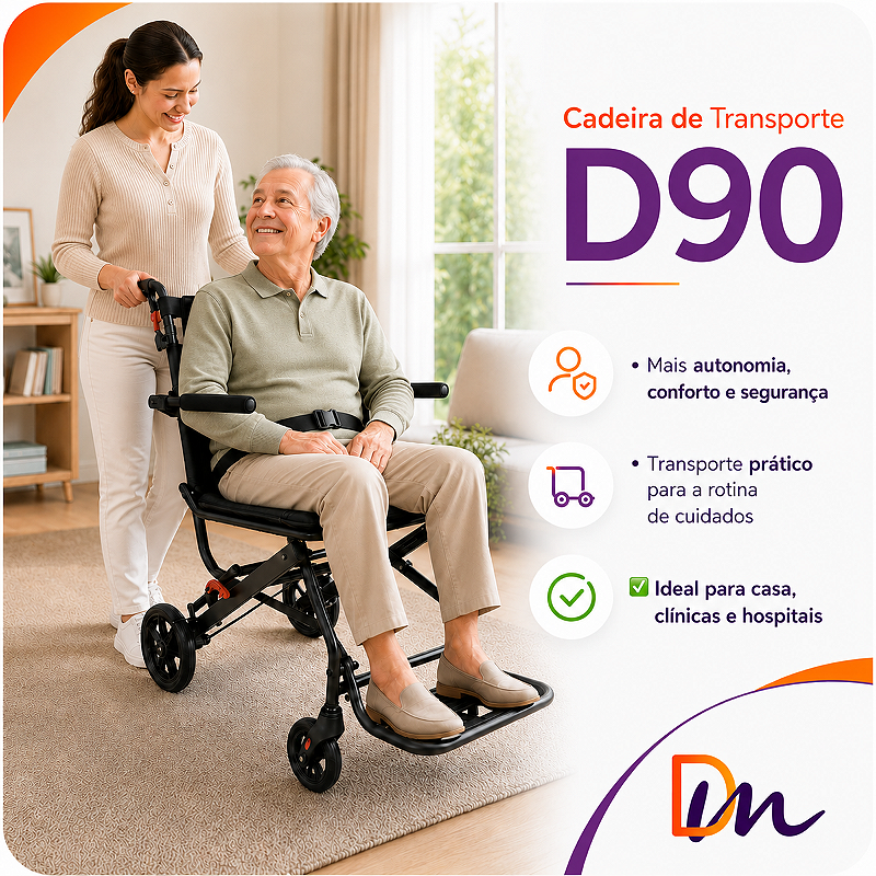 Cadeira De Transporte Transferência D90 - Dellamed