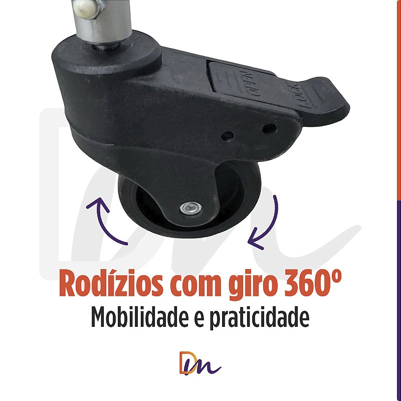 Cadeira De Banho D55 Em Alumínio Até 135 Kg - Dellamed