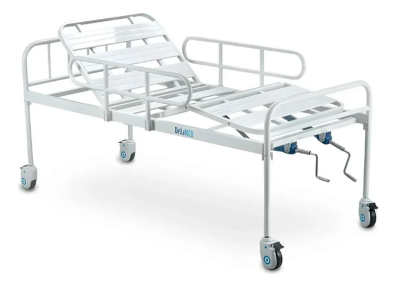Cama Hospitalar 2 Movimentos Manual Até 180kg DX2 - Dellamed
