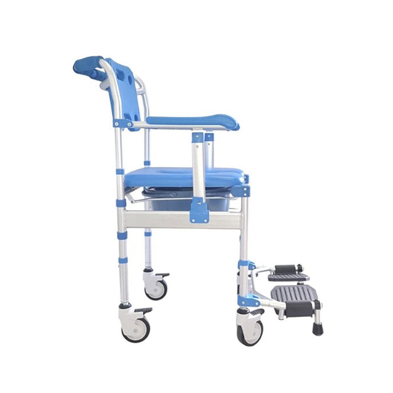 Cadeira De Banho S50 Azul Dobrável Até 120 Kg - Supermedy
