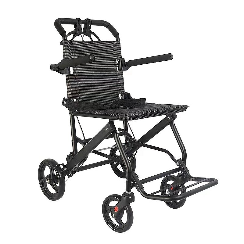 Cadeira De Transporte Em Aço Senior Care Suporta Até 100Kg - Supermedy